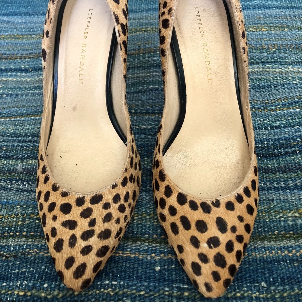 Loeffler Randall cheetah print heels